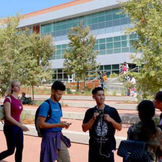 CCC students on campus
