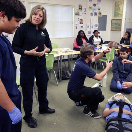 Contra Costa College EMS Instructor Gretchen Medel