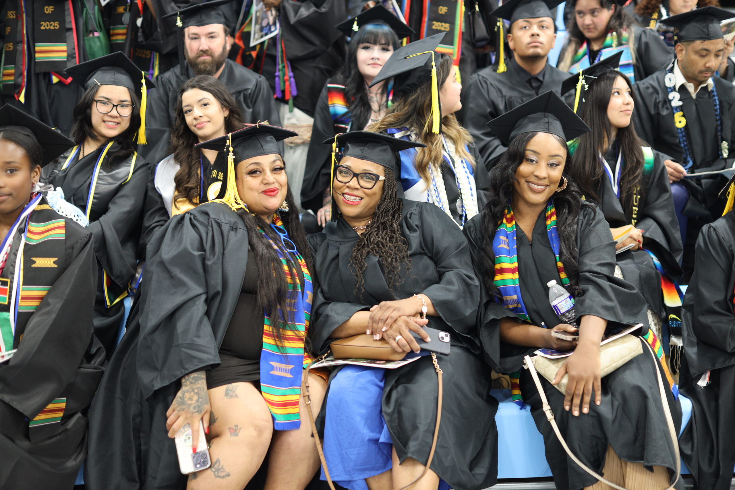 Female student graduates